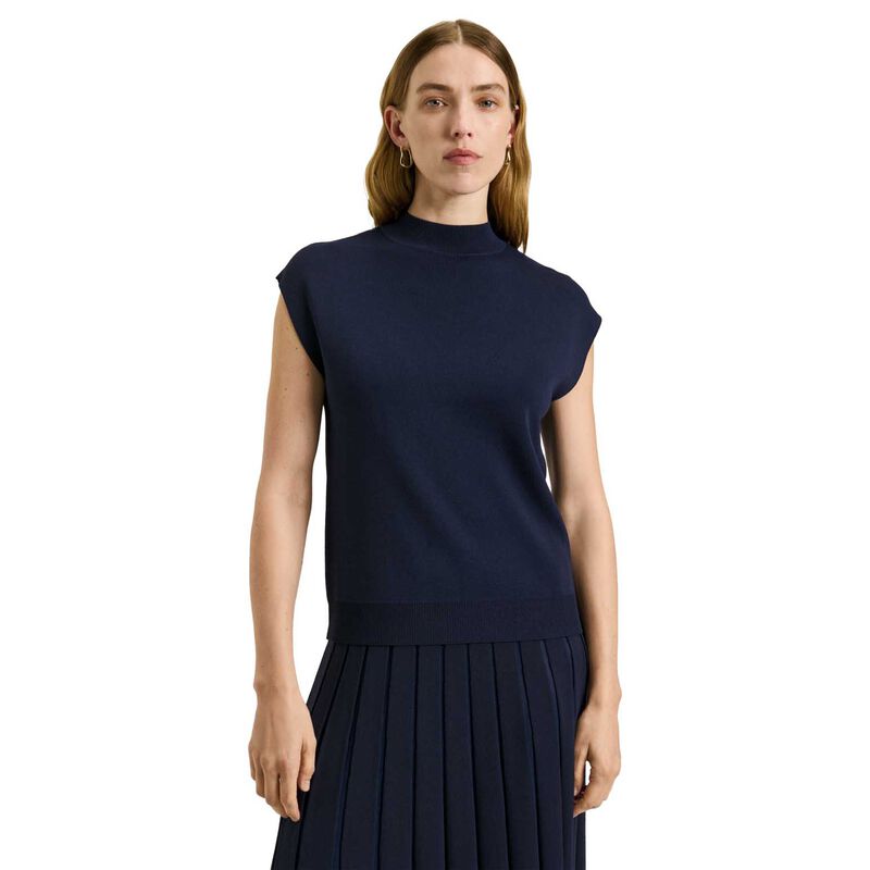 Veronika Maine Drop Shoulder Funnel Neck Knit image number 0